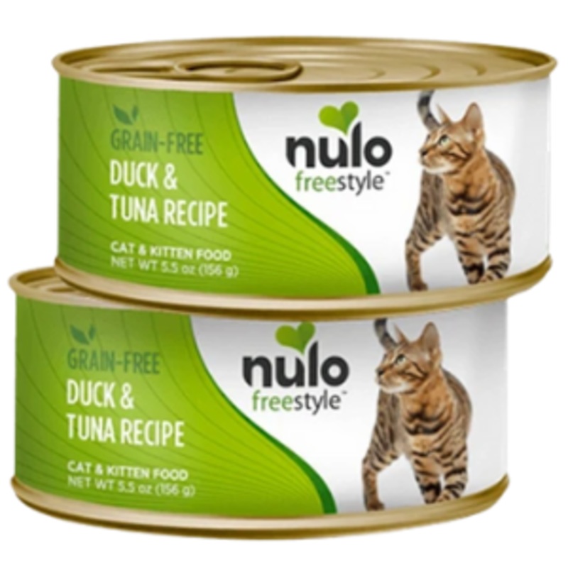 Nulo Freestyle Grain-Free Duck & Tuna Recipe Wet Cat Food, 5.5 oz