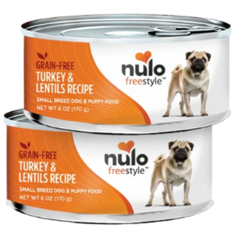 Nulo Freestyle Grain-Free Small Breed & Puppy Turkey & Lentils Recipe Wet Dog Food, 5.5 oz