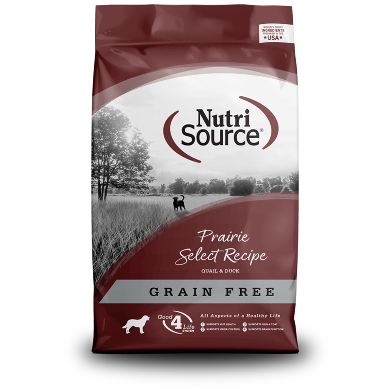 NutriSource Grain-Free Prairie Select Dry Dog Food 26 lb