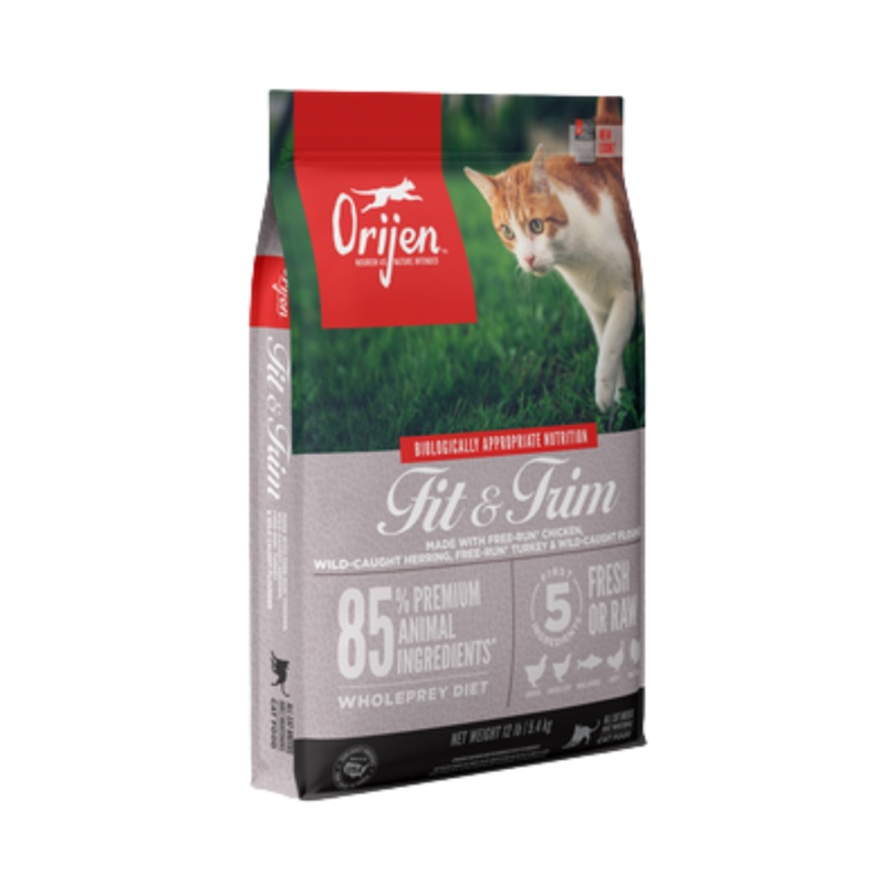 Orijen Fit and Trim Grain-Free Dry Cat Food 4 lbs