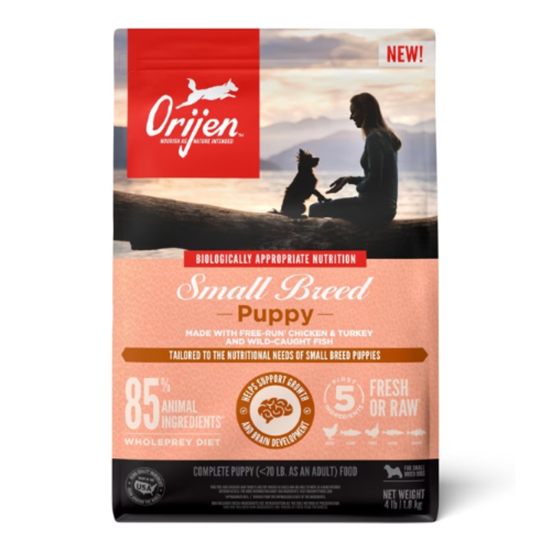 Orijen Small Breed Puppy Dry Dog Food 4 lbs