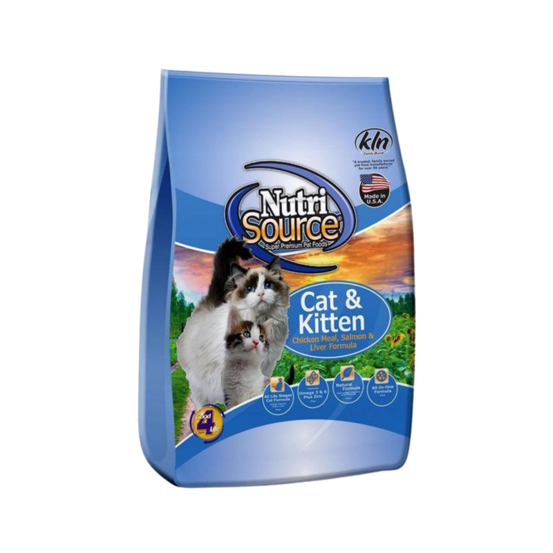 Nutrisource Cat & Kitten Chicken, Salmon & Liver 16 lbs (OLD)