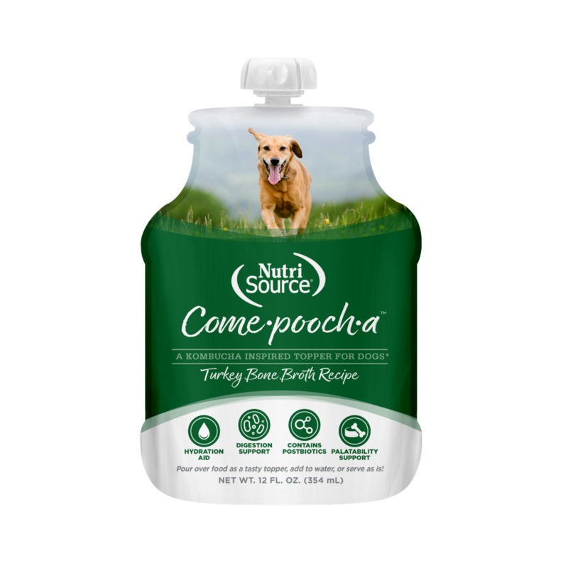 NutriSource Come-Pooch-A Dog Turkey Broth 12 oz