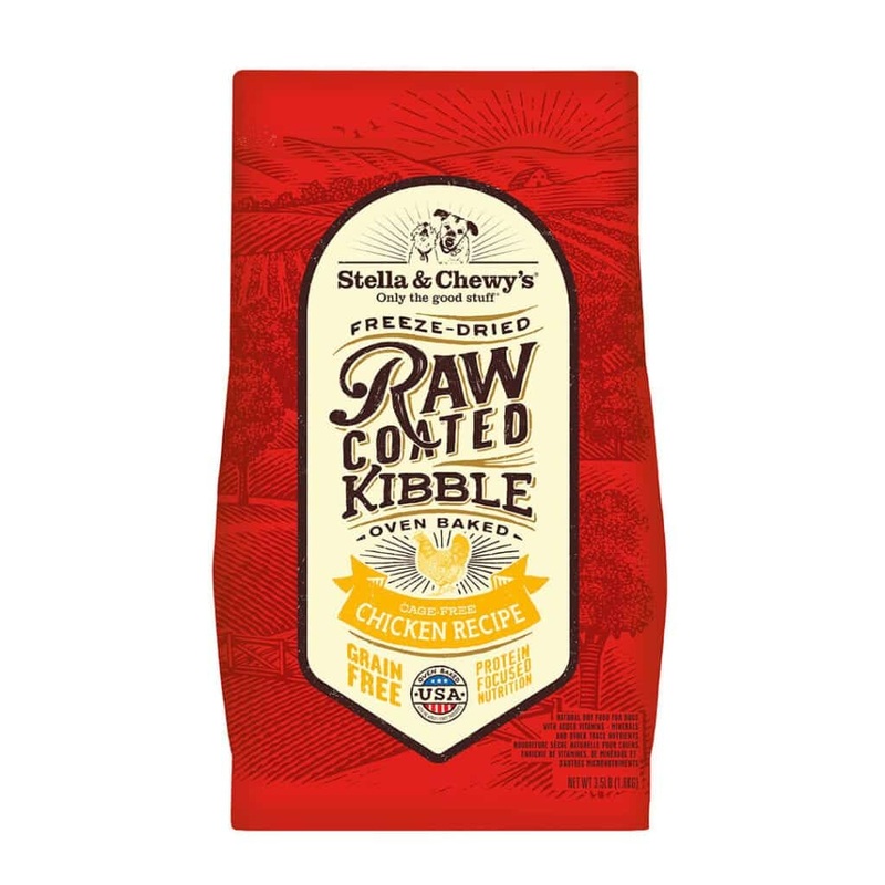Stella & Chewy’s Cage-Free Chicken Recipe Raw Coated Baked Kibble Dog Food 3.5 lbs