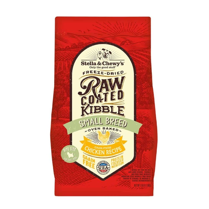 Stella & Chewy’s Cage-Free Chicken Recipe Small Breed Raw Coated Baked Kibble Dog Food 3.5 lbs