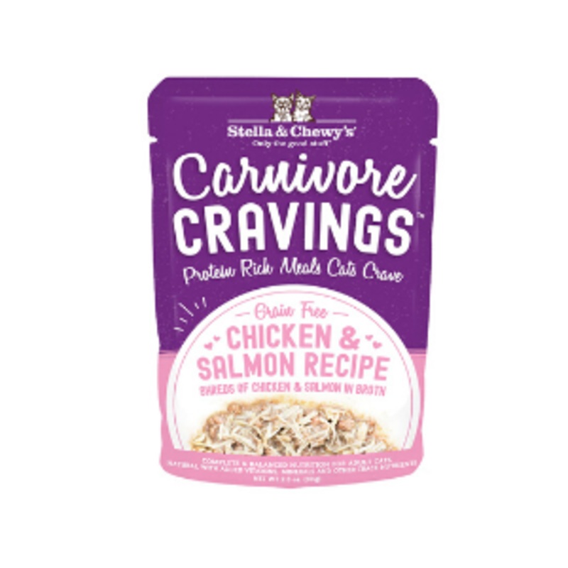 Stella & Chewy’s Carnivore Cravings Chicken & Salmon Recipe Cat Food, 2.8 oz