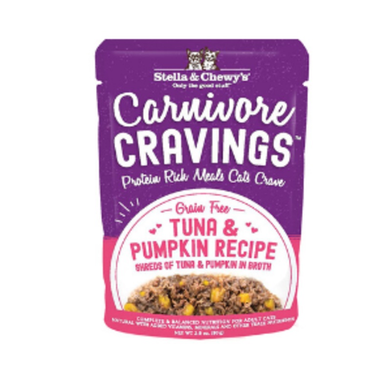 Stella & Chewy’s Carnivore Cravings Tuna & Pumpkin  Recipe Cat Food 2.8 oz