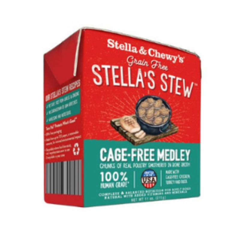 Stella & Chewy’s Stella’s Stew Cage Free Medley Dog Food 11 oz.