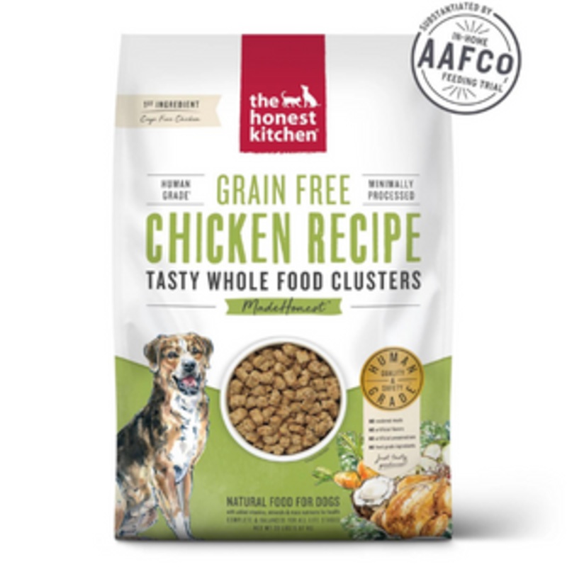 The Honest Kitchen Grain Free Chicken Recipe Whole Food Clusters Dog Food 1 lb