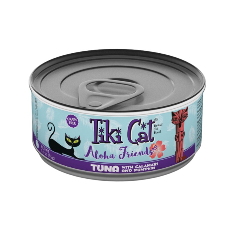 Tiki Cat Aloha Friends Tuna with Calamari Canned Cat Food 3 oz