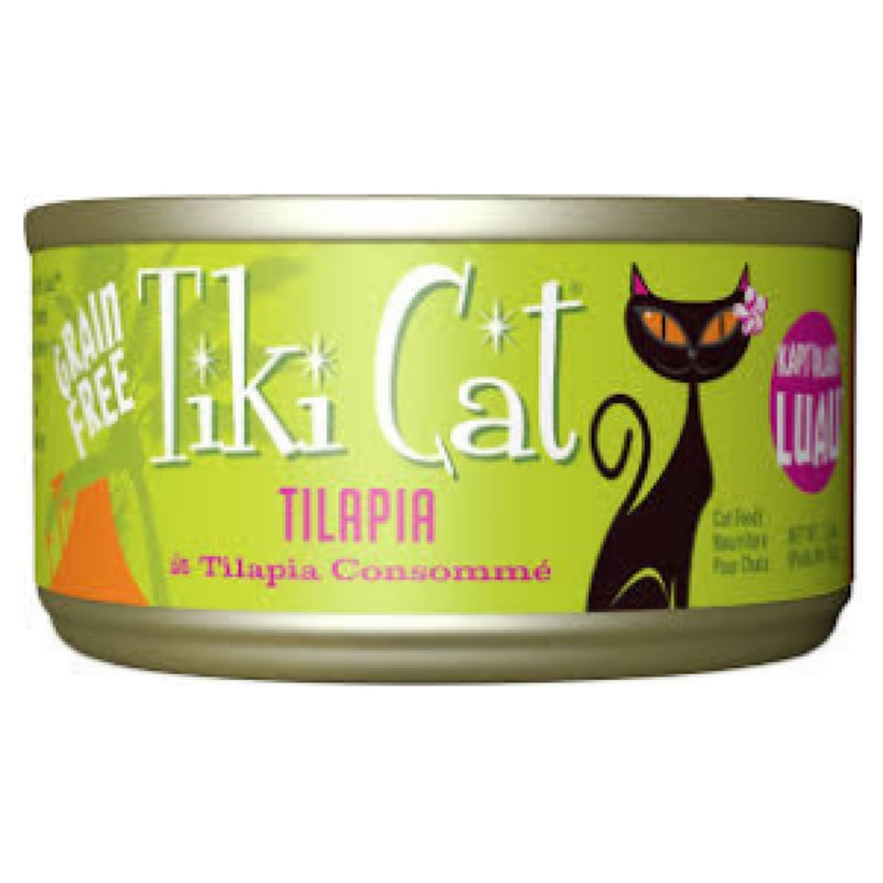 Tiki Cat Kapi’Olani Luau Tilapia in Tilapia Consomme Canned Cat Food 2.8 oz