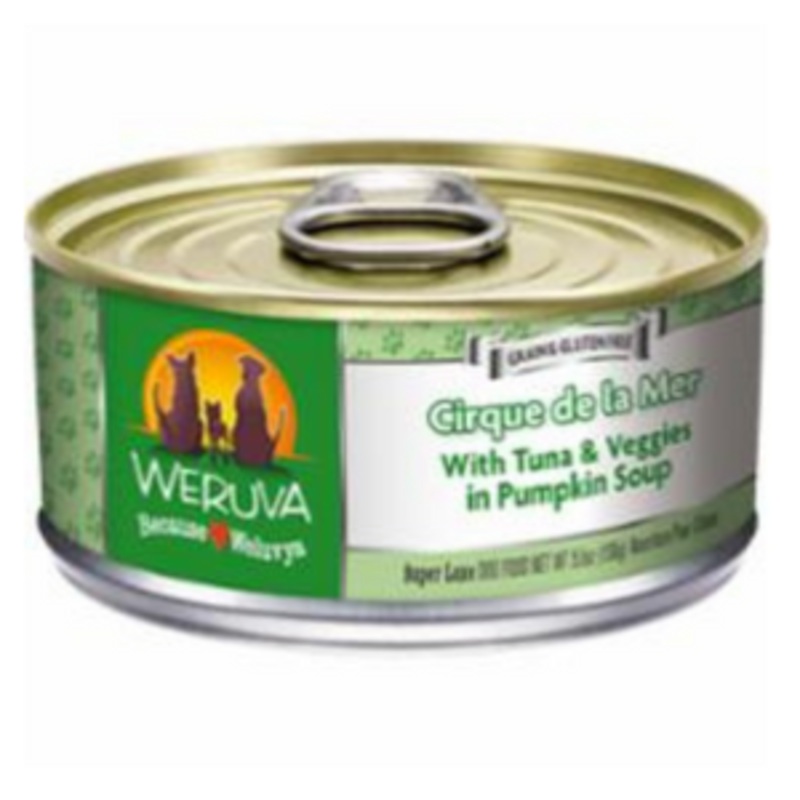 Weruva Cirque De La Mer with Tuna & Veggies in Pumpkin Soup Canned Dog Food 5.5 oz