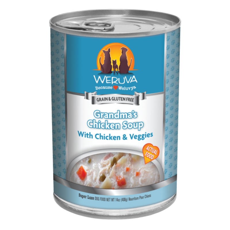 Weruva Grandma’s Chicken Soup with Chicken & Veggies Canned Dog Food 5.5 oz