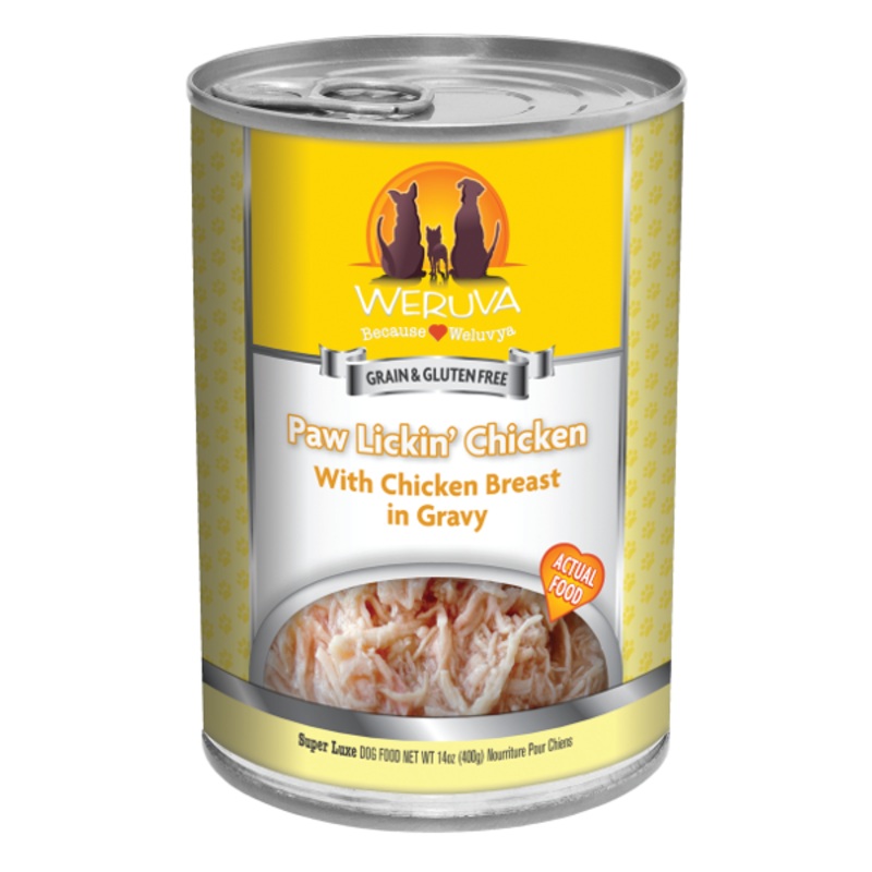 Weruva Paw Lickin’ Chicken in Gravy Canned Dog Food 14 oz
