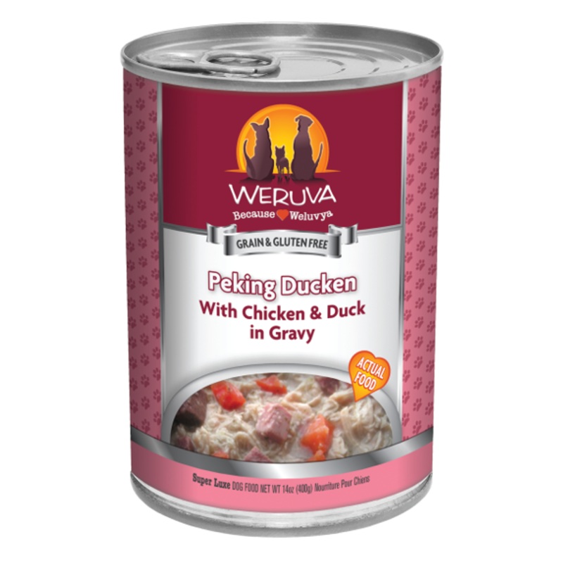 Weruva Peking Ducken with Chicken & Duck in Gravy Canned Dog Food 14 oz