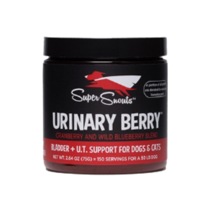 Super Snouts Urinary Berry Urinary Support Supplement for Dogs & Cats 2.64 oz