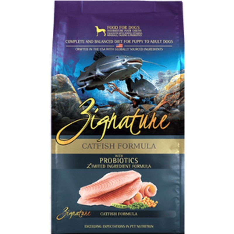 Zignature Catfish Limited Ingredient Formula Dry Dog Food 4 lbs