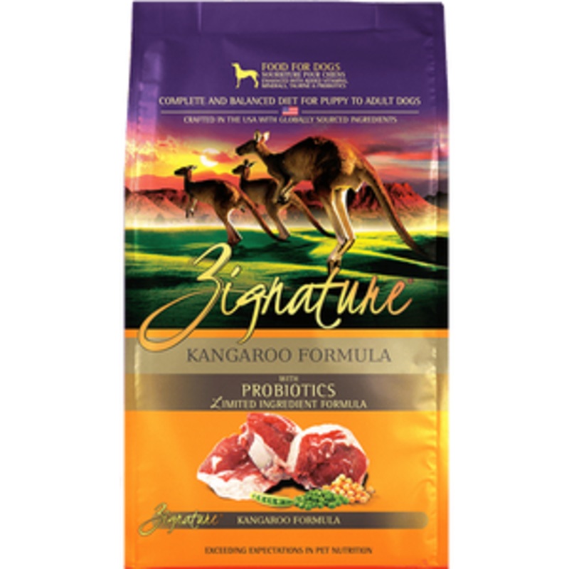 Zignature Kangaroo Limited Ingredient Formula Dry Dog Food 4 lbs