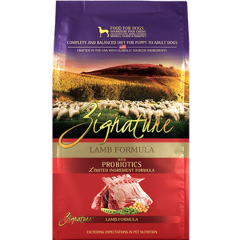 Zignature Lamb Limited Ingredient Formula Dry Dog Food 4 lbs