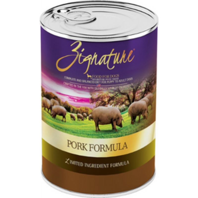 Zignature Pork Limited Ingredient Formula Canned Dog Food 13oz