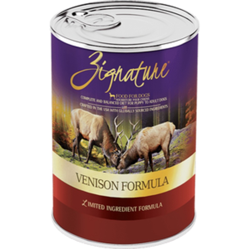 Zignature Venison Limited Ingredient Formula Canned Dog Food 13oz