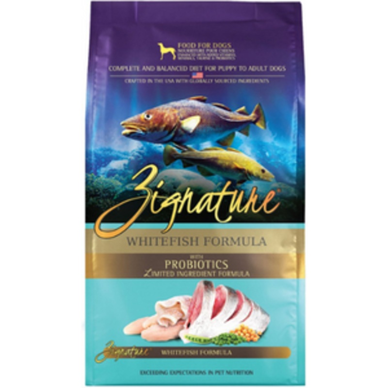 Zignature Whitefish Limited Ingredient Formula Dry Dog Food 4 lbs