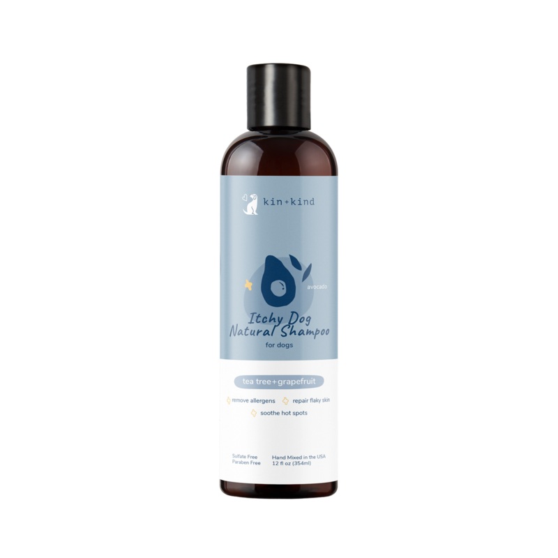 Kin + Kind Itchy Dog Natural Shampoo Tea Tree & Grapefruit, 12 oz