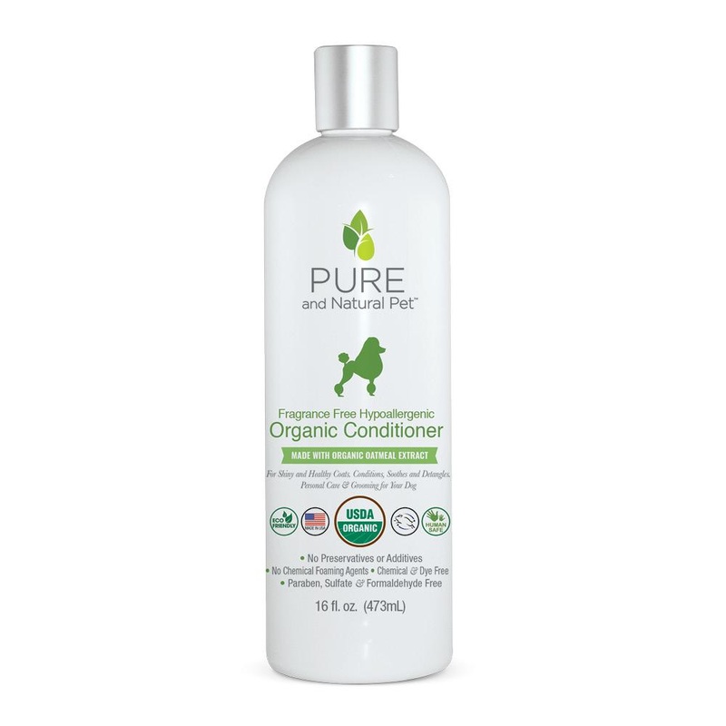 Pure and Natural Pet Fragrance Free Hypo-Allergenic Rinse Out Conditioner 16 oz