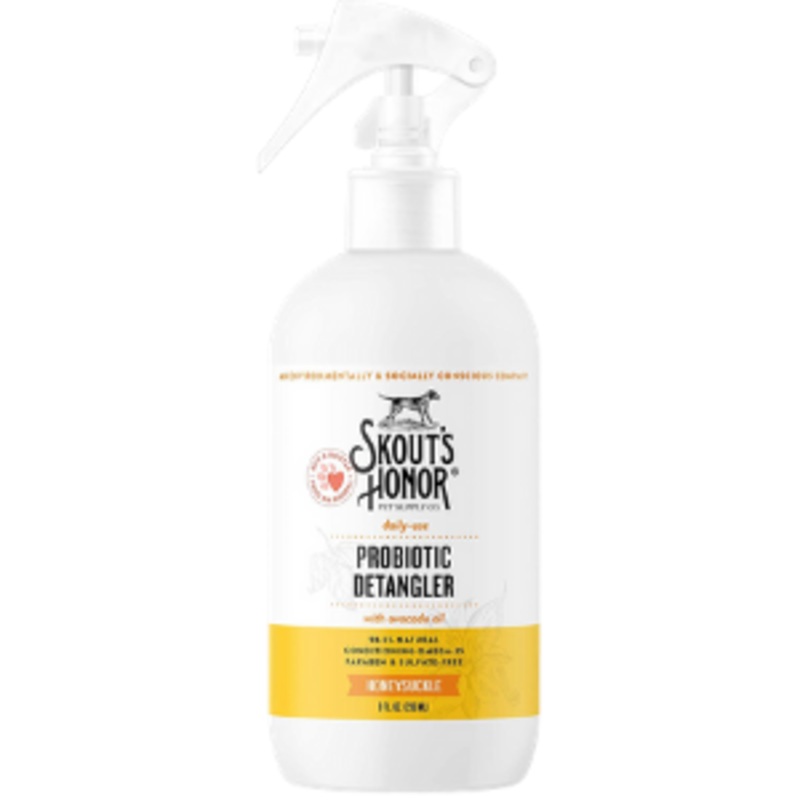 Skout’s Honor Probiotic Daily Use Detangler Honeysuckle 8-oz