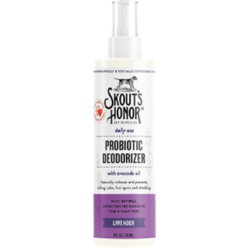 Skout’s Honor Probiotic Daily Use Pet Deodorizer Lavender 8-oz