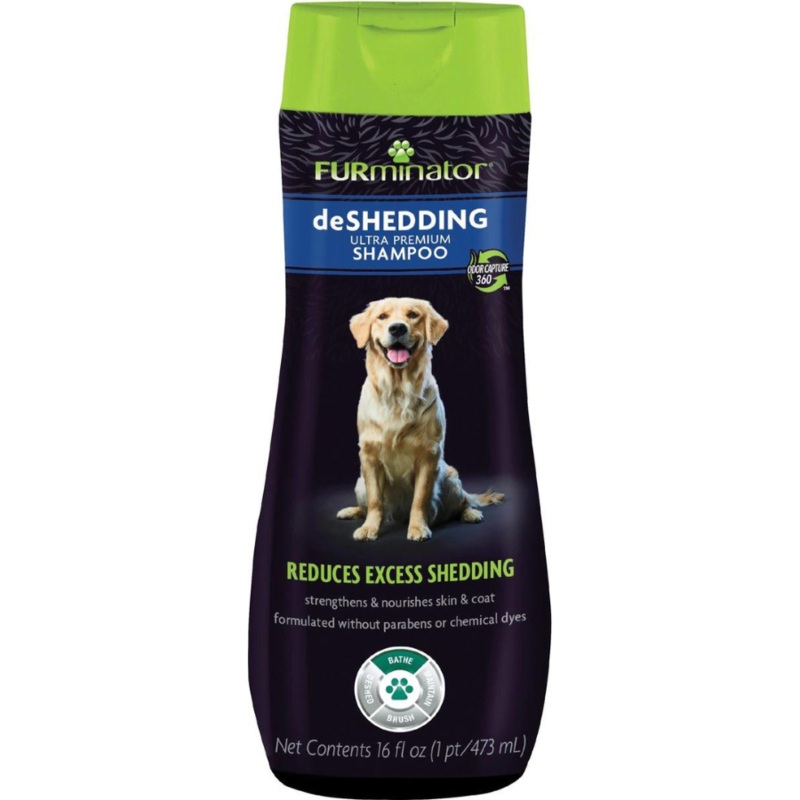 FURminator DeShedding Ultra Premium Shampoo For Dogs, 16-oz bottle