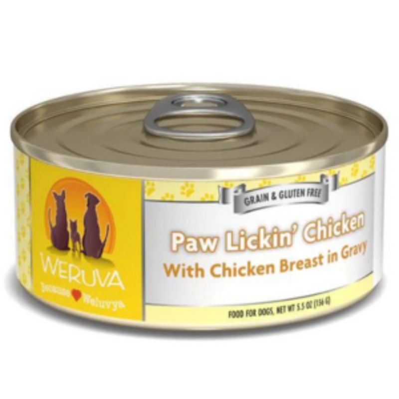 Weruva Paw Lickin’ Chicken Canned Dog Food 5.5 oz