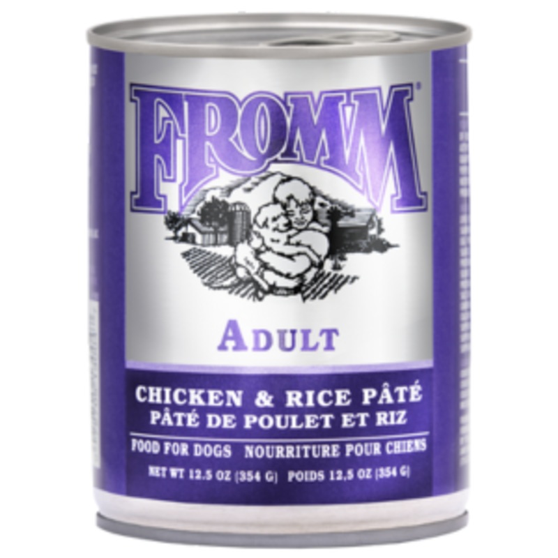 Fromm Classic Chicken & Rice Pate Canned Dog Food 12.5oz