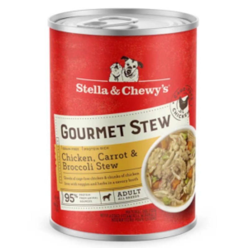 Stella & Chewy’s Gourmet Stew Chicken, Carrot & Broccoli Dog Food 12.5 oz