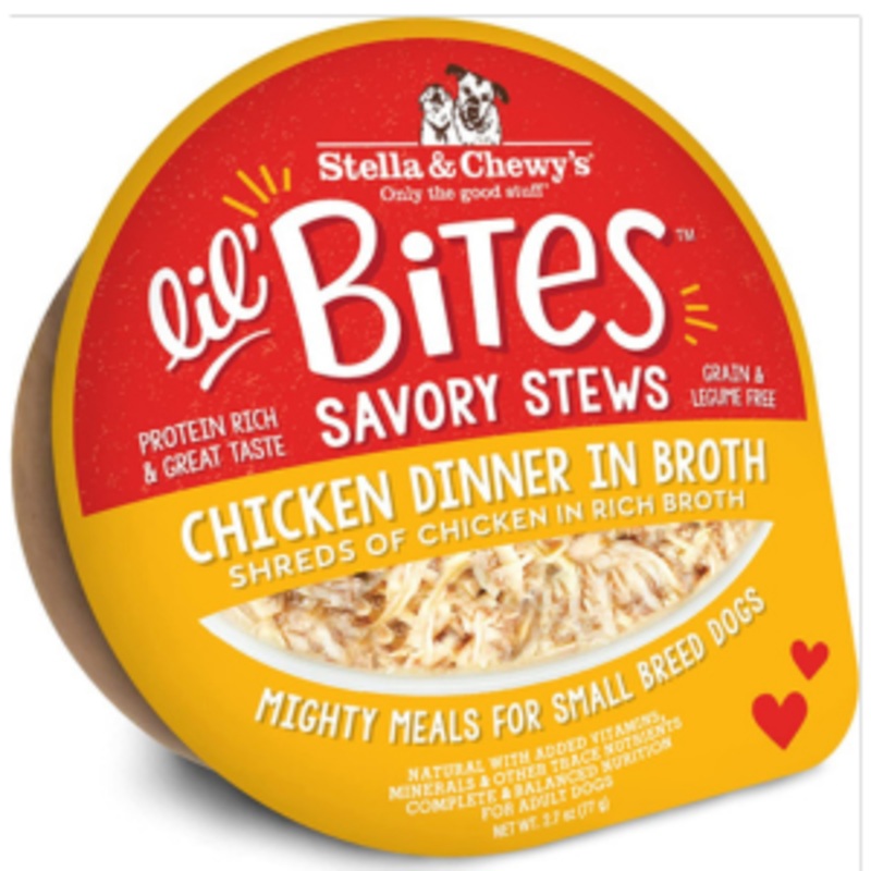 Stella & Chewy’s Lil Bites Savory Stew Chicken Dog Food 2.8 oz