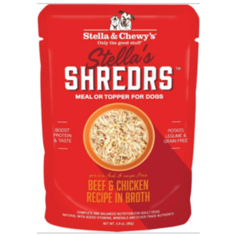 Stella & Chewy’s Shredrs Beef & Chicken Dog Food 2.8 oz