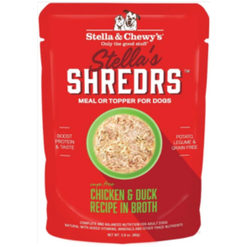 Stella & Chewy’s Shredrs Chicken & Duck Dog Food 2.8 oz