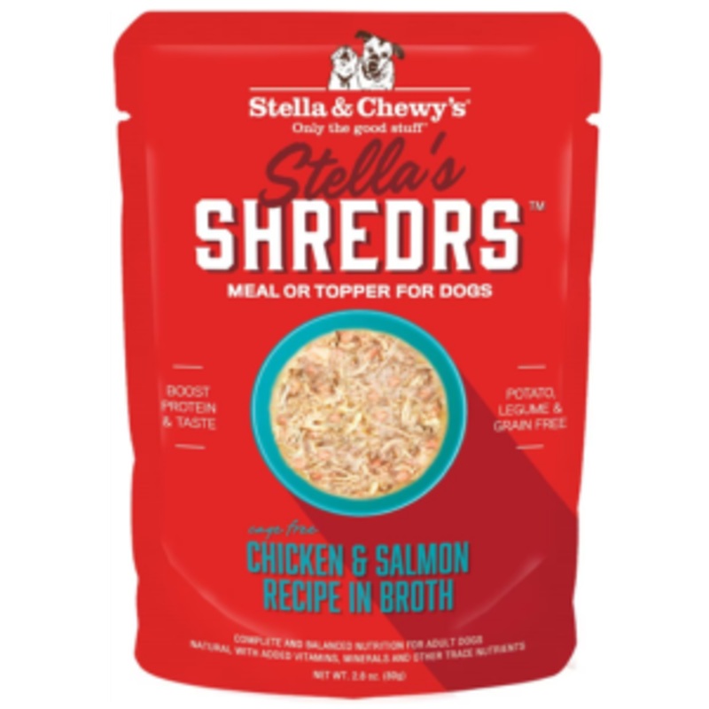 Stella & Chewy’s Shredrs Chicken & Salmon Dog Food 2.8 oz
