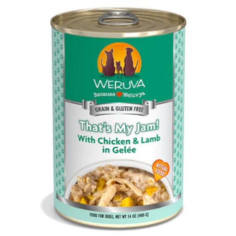 Weruva That’s My Jam! With Chicken & Lamb in Gelee Canned Dog Food 14 oz