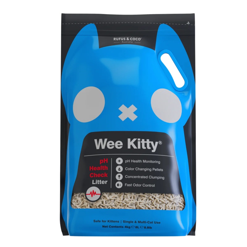 Rufus & Coco Wee Kitty pH Check Tofu Cat Litter 4kg
