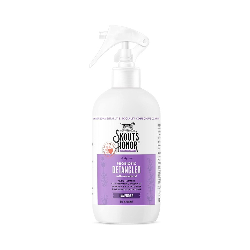Skout’s Honor Probiotic Detangler Spray Lavender 8oz