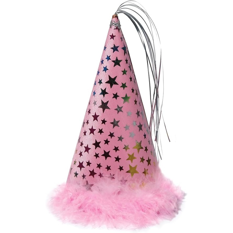 Charming Pet Party Hat Pink SM