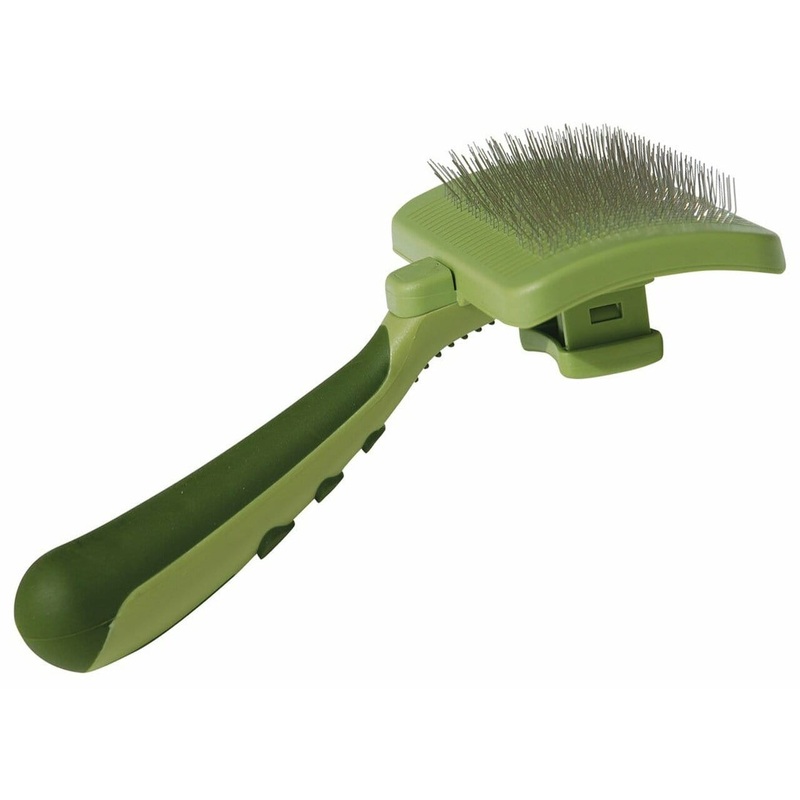 Coastal Pet Products Safari Self Cleaning Slicker Brush for Cats medium