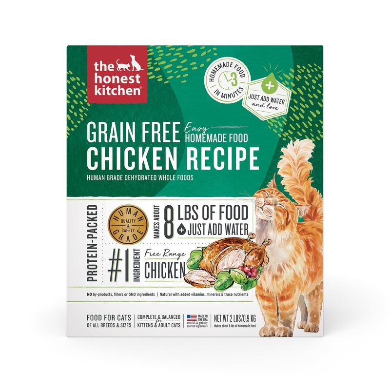 The Honest Kitchen Grain Free Chicken Recipe Dehydrated Cat Food 2 lb