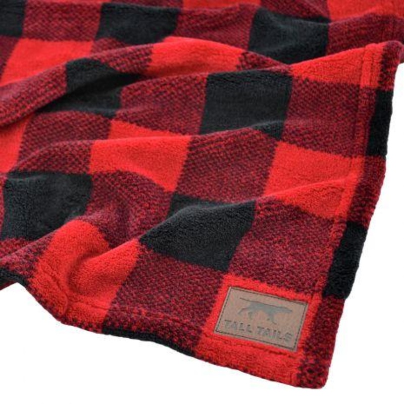 Tall Tails Hunter Plaid Fleece Blanket for Dogs 30 x 40 in
