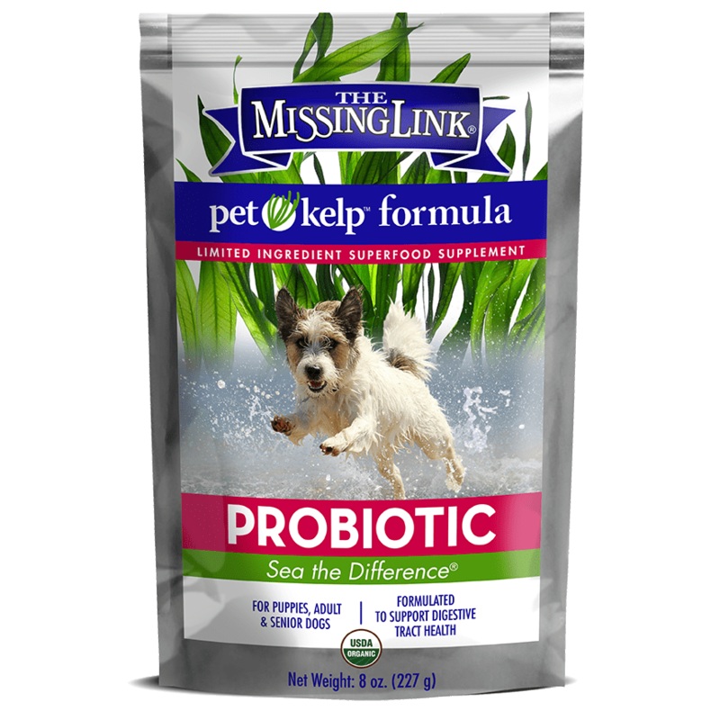 The Missing Link Pet Kelp Probiotic Formula Supplement for Dogs 8 oz