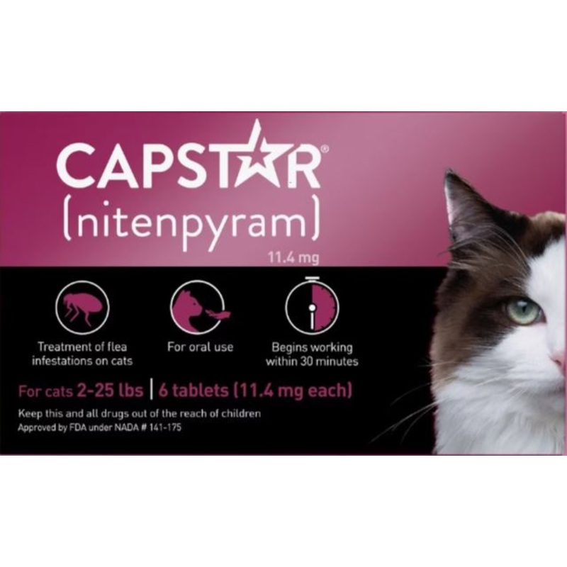 Capstar Flea Oral Treatment for Cats 6 count