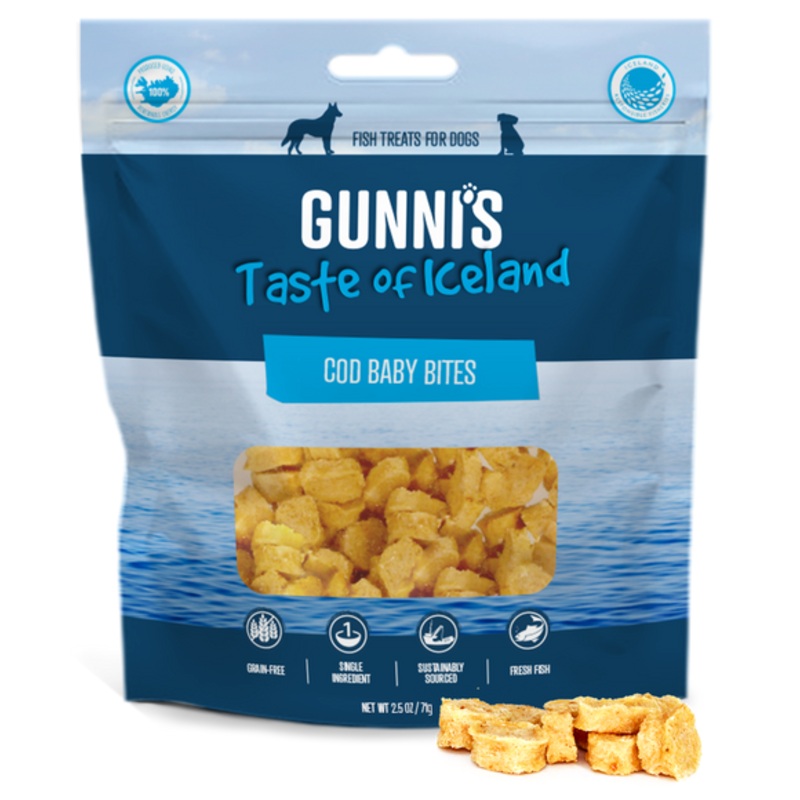 Gunni’s Cod Baby Bites Treats for Dogs 2.5 oz