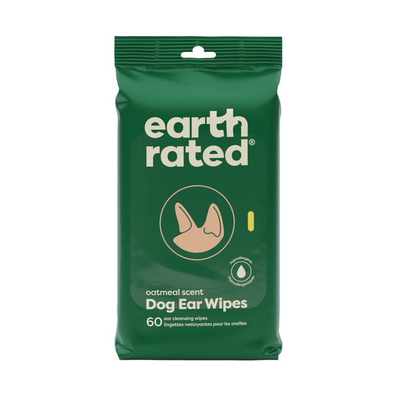 Earth Rated Dog Ear Wipes 60 CT