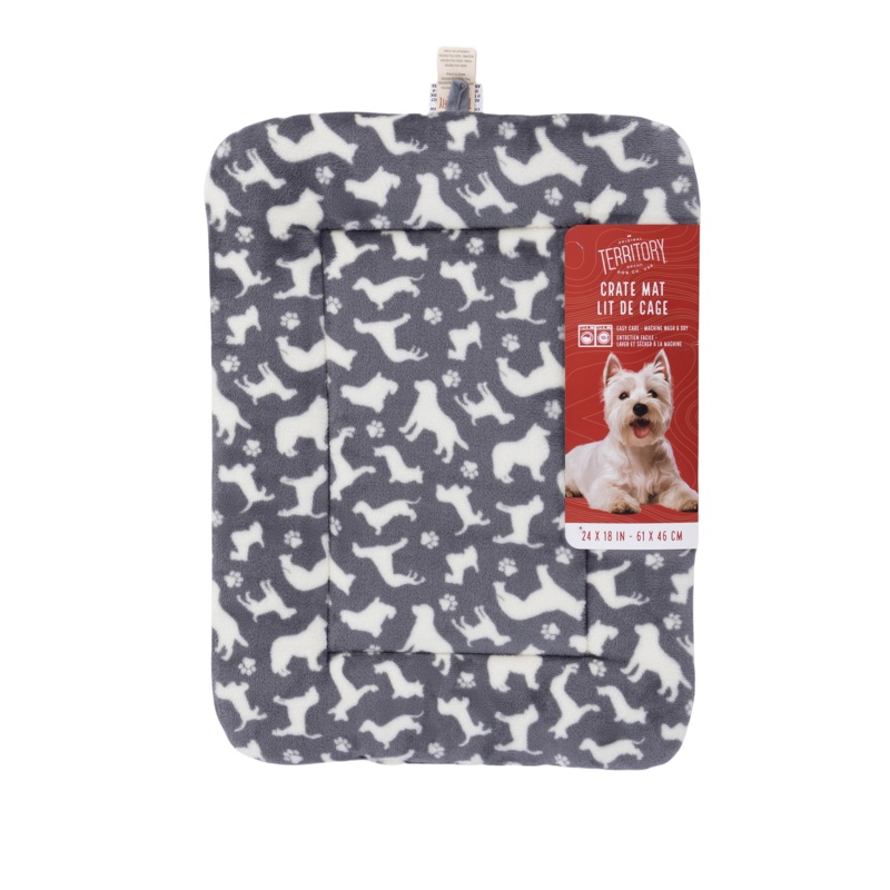 Territory Crate Mat for Dogs 24 in x 18 in